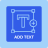 Add Text to Image Icon