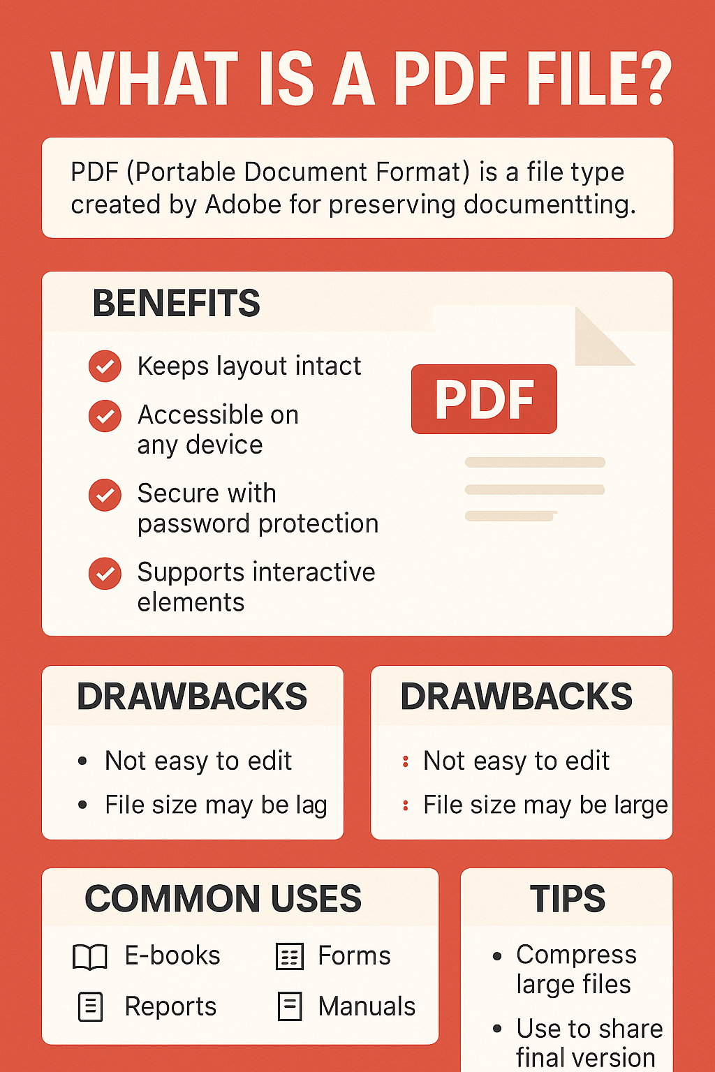 What Is PDF File PDF Meaning-Infographic