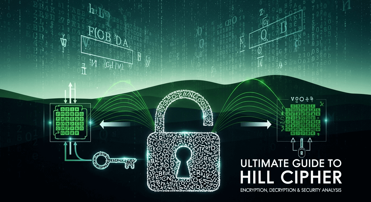 Ultimate Guide to Hill Cipher: Encryption, Decryption & Security Analysis